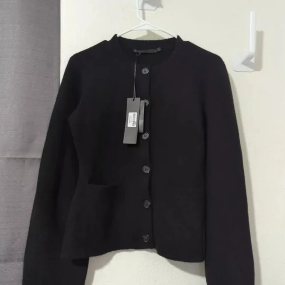 NWT Jenni Kayne Cooper Cardigan Sweater Black Medium/Small - Picture 2 of 12